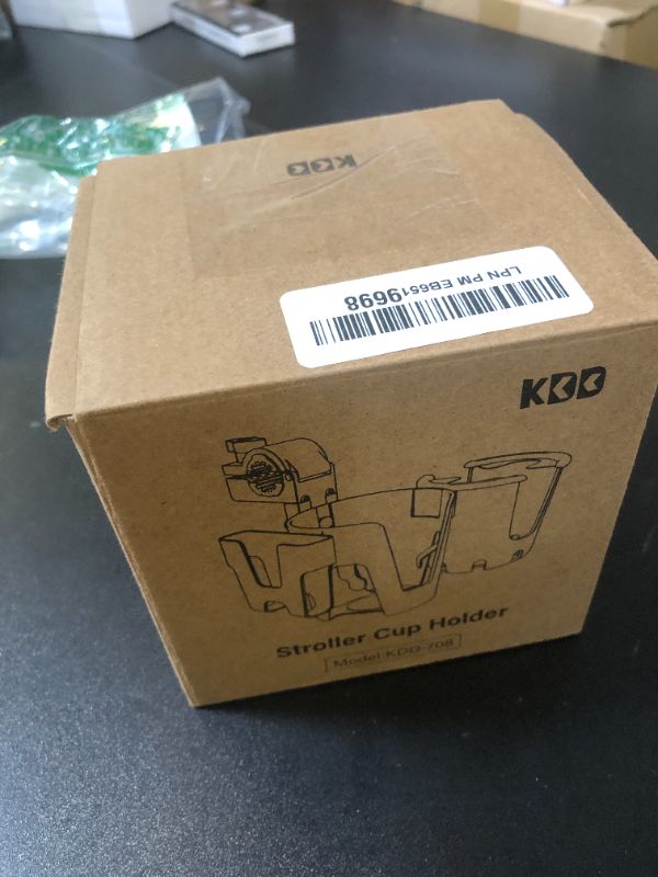 Photo 1 of KDD Stroller Cup Holder with Phone Holder, 3-in-1 Removable Bottle Holder, 360 Degrees Rotation Drink Holder for Wheelchair, Stroller, Bike, Walker, Scooter, Bicycle, Uppababy, Bugaboo, Britax