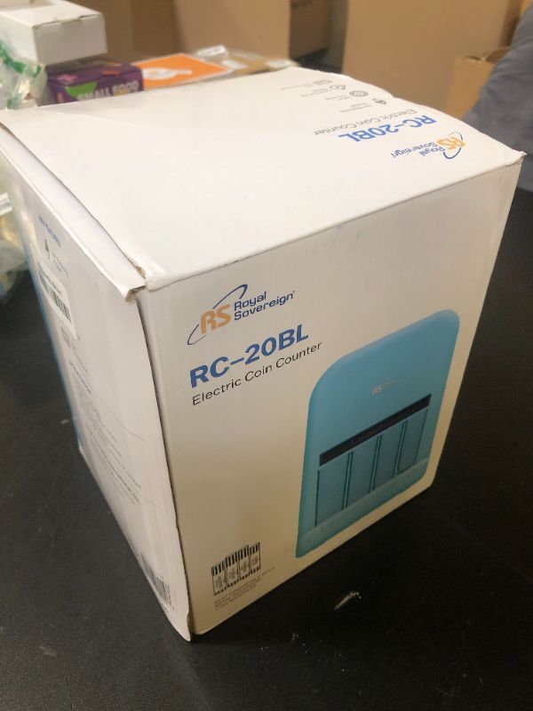 Photo 1 of Royal Sovereign "Retro" Electronic Coin Counter/Sorter (RC-20BL)