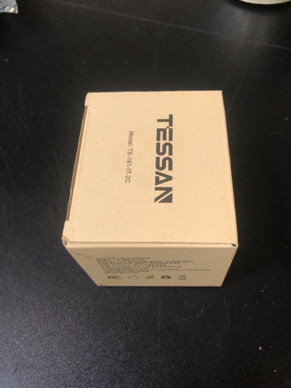 Photo 1 of TESSAN Italy Travel Plug Adapter, Type L Adapter for Travel with 4 Outlets 3 USB (2 USB-C), Power Adaptor for US to Italy Chile Rome Uruguay Milan Libya