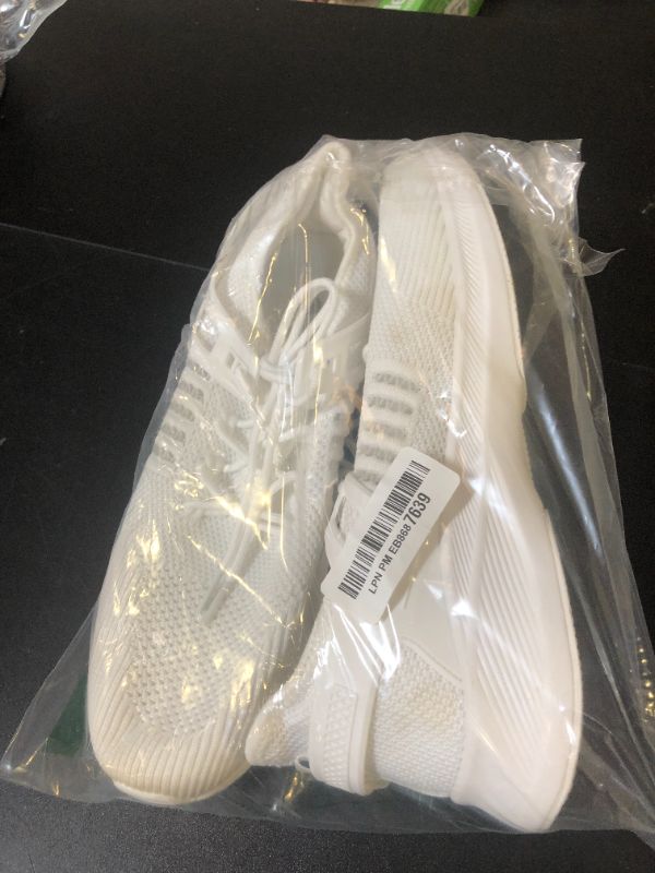 Photo 1 of AKK Athletic Running Shoes for Womens - Tennis Workout Walking Gym Comfortable Casual Memory Foam Fashion Sneakers White Size 11.5