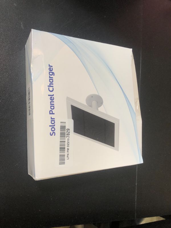 Photo 1 of Solar Panel for Ring Camera, 4W Solar Charger Compatible with Ring Spotlight &Stick Up Outdoor Cam Battery, 10FT/3M Long Cable with USB-C to Ring Barrel Plug Adapter, Black