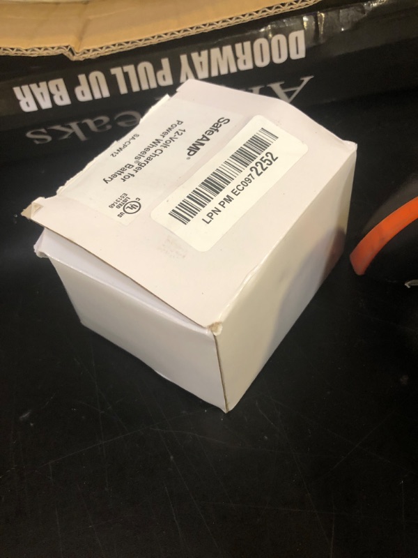 Photo 1 of SafeAMP 12-Volt Charger for Power Wheels Gray Battery and Orange Top Battery