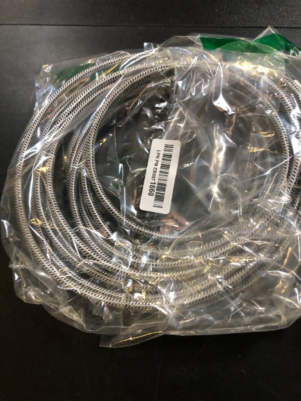Photo 1 of Elecan USB C to HDMI Cable 25 Ft, 4K@60Hz HDR, Gold-Plated Braided High-Speed USB 3.1 Type-C to HDMI 2.0 Cord Thunderbolt 3 Compatible for Galaxy MacBook Pro/Air iPad Pro Surface Dell HP with 5 Ties
