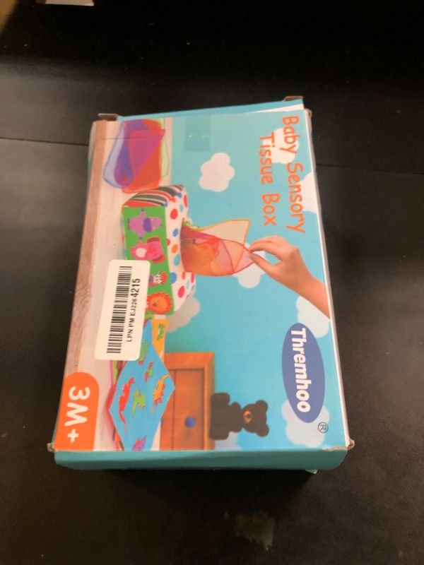 Photo 1 of Thremhoo Baby Toys 3 4 5 6 7 8 9 12 Month Old Montessori Tissue Box Toys for Babies Infants 0-6 6-12 Months Sensory Educational Crinkle Toy Developmental Gift for 1 2 Year Old Boys Girls Toddlers
