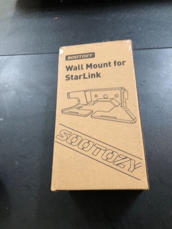 Photo 1 of sootozy Starlink Wall Mount, Star Link Internet Kit Satellite Brackets Holder for StarLink V2 Mesh Router…, Normal, White, SWM-01