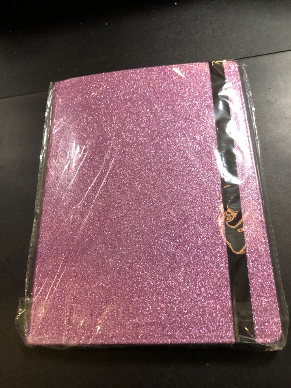 Photo 1 of Caweet Stand Case for Remarkable Paper Pro 11.8 Inch 2024, Hard Back Shell Protective Auto Sleep/Wake Book Folio Cover with Pen Holder and Hand Strap, Glitter Purple