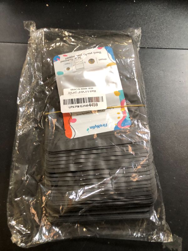 Photo 1 of 100 Pack Resealable Stand Up Bags,5.5" x 8.6" Smell Proof Pouch Sealable Foil Pouch Bags for Packaging (Black)