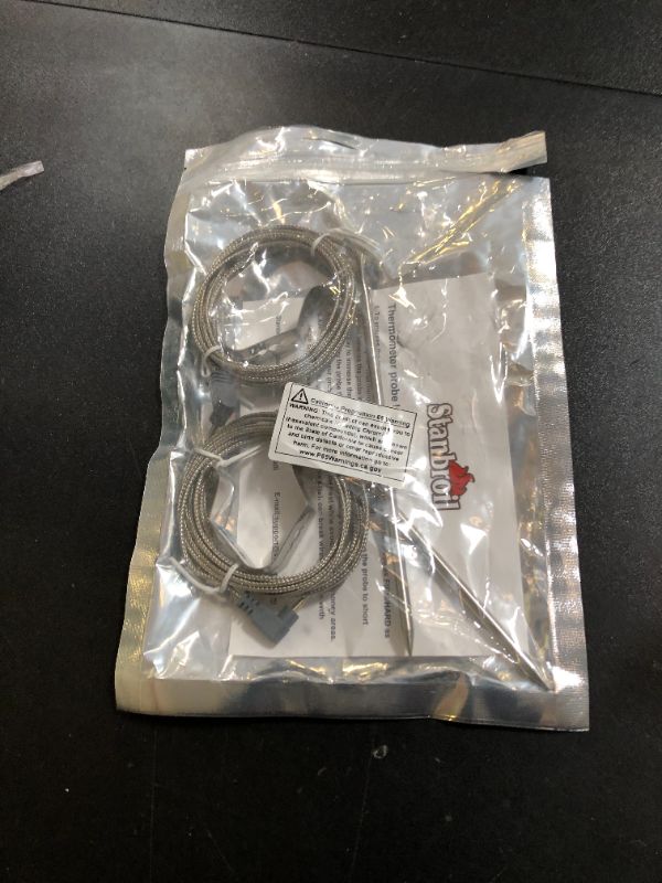 Photo 1 of Stanbroil Thermometer Probe with Clips, Set of 2 Waterproof Meat Probe Replacement for Maverick ET-732/733 and Ivation IVA-WLTHERM IVAWT738