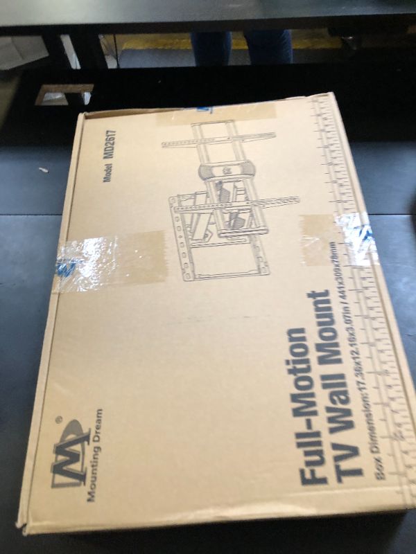Photo 1 of Mounting Dream UL Listed TV Wall Mount for Most 42-84 Inch TV, Full Motion TV Mount with Swivel and Tilt, TV Bracket with Articulating Dual Arms, Fits 16inch Studs, Max VESA 600X400 mm, 100 lbs,MD2617