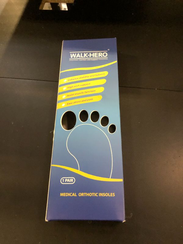 Photo 1 of Plantar Fasciitis Feet Insoles Arch Supports Orthotics Inserts Relieve Flat Feet, High Arch (Mens 10-10 1/2 | Womens 12-12 1/2)