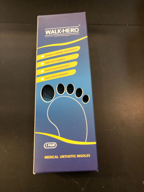 Photo 1 of Inserts Relieve Plantar Fasciitis - Flat Feet Insoles Arch Supports, Orthotic Insoles for Foot Pain Arch Pain Reduce Muscle Fatigue Absorb Shock (Mens 4-4 1/2 | Womens 6-6 1/2)