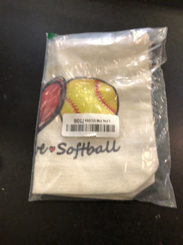Photo 1 of SOIDRAM Softball Makeup Bag for Women & Girls - Coach & Team Gifts for Softball Lovers & Fans