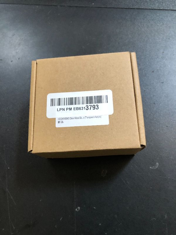 Photo 1 of HOOKMEMO Desk Wood Stand for fire tv Cube (Transparent Acrylic)