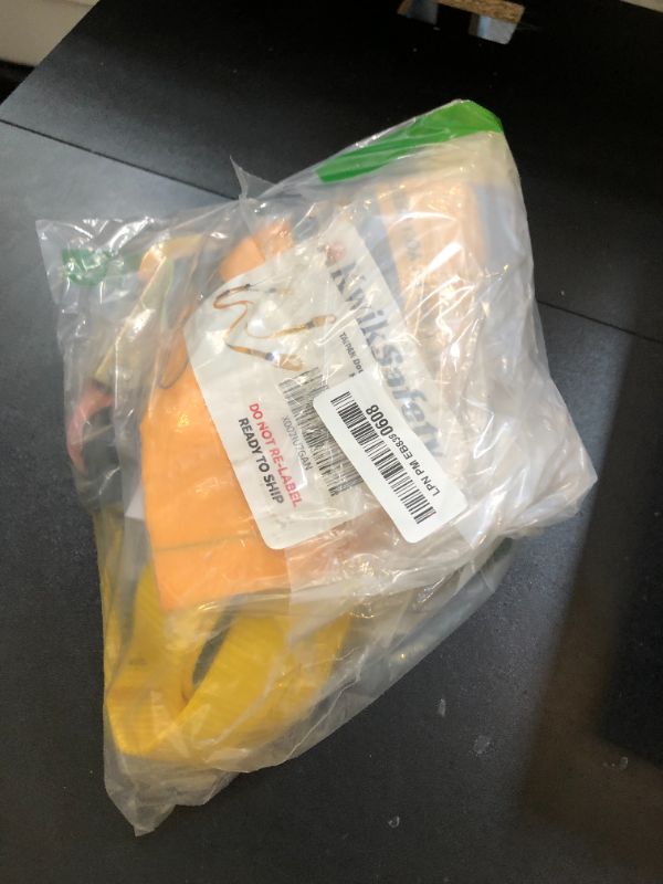 Photo 1 of KwikSafety - Charlotte, NC - TAIPAN 6’ Double Leg Flat Safety Lanyard [1 PACK] External Shock Absorber ANSI Tested OSHA Compliant Fall Restraint Protection Equipment Construction PPE Roofing Gear