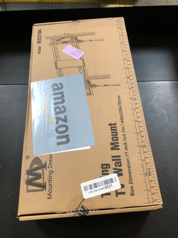 Photo 1 of Mounting Dream TV Wall Mount, UL Listed Advanced TV Bracket for Most 42-90 Inches TVs with Full Tilt Extension up to 7 Inches, Fits 16, 18, 24 Inches Studs, Max VESA 600x400mm and 120Lbs, MD2104