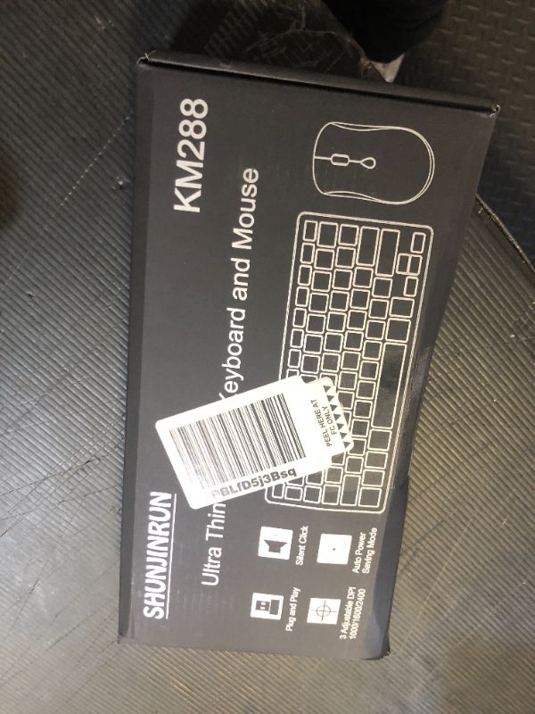 Photo 1 of 2.4G Wireless Keyboard and Mouse Compact Keyboard Mini Portable Silent Mouse, Suitable for Laptops Mac PC? Travel Keyboard and Mouse