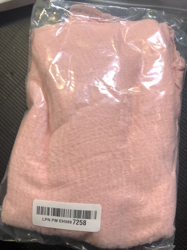 Photo 1 of Keketo Pink Spring Table Runner Cheese Cloth Rustic Gauze Cheesecloth Table Runner 120 Inch 10 FT for Wedding Baby Shower Bridal Shower Party Sheer Boho Summer Home Decorations