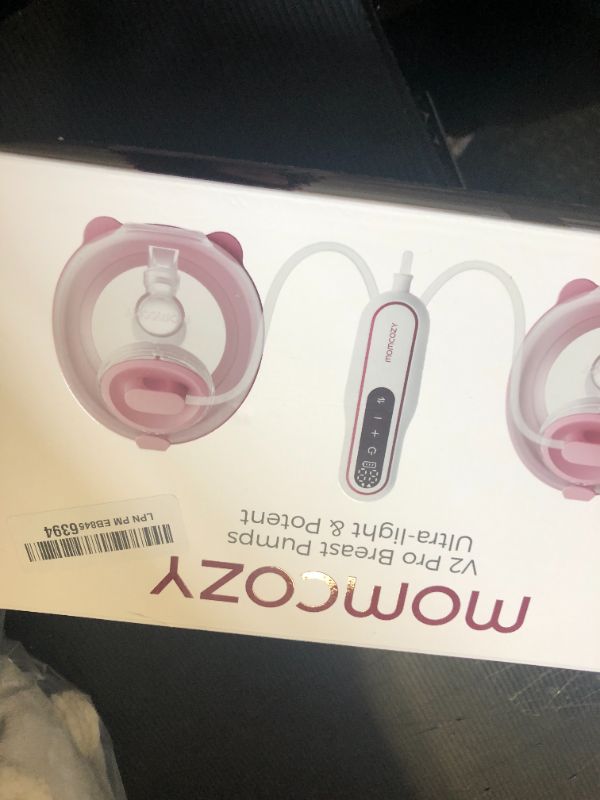 Photo 1 of Momcozy Breast Pump V2 Pro Ultra-Lightweight, Hands-Free & Portable Wearable Pump with Upgraded Integrated DoubleFit Flange, Quiet & Leak-Proof Electric Pump, 3 Modes|9 Levels, 17/19/21/24mm