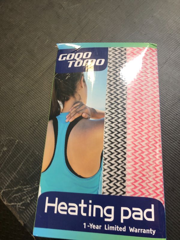 Photo 1 of GOQOTOMO Flower Heating Pad for Back Pain Relief- 12" x 24"12 Heat Levels, 8 Timers Stay on, Machine Washable -F1224