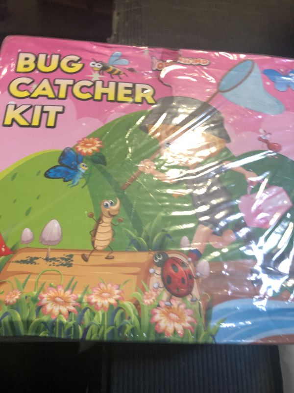 Photo 1 of YOPINSAND Bug Catcher Kit & Outdoor Explorer Kit for Kids, 10 Pcs Bug Catching Kit with Toy Cage, Backpack, Flashlight, Manifying Glass, Toy Net, Outdoor Exploration Toys Gift for Boys Girls 3-12