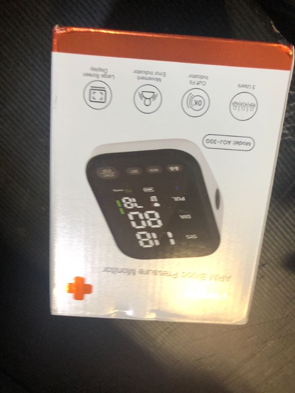 Photo 1 of Blood Pressure Machine, Automatic Upper Arm Blood Pressure Monitor with 2x199 readout, 4.5 inch Backlit Large Screen Adjustable Large Cuff 9 to 17 inches - arrhythmia and Home Hypertension Detector