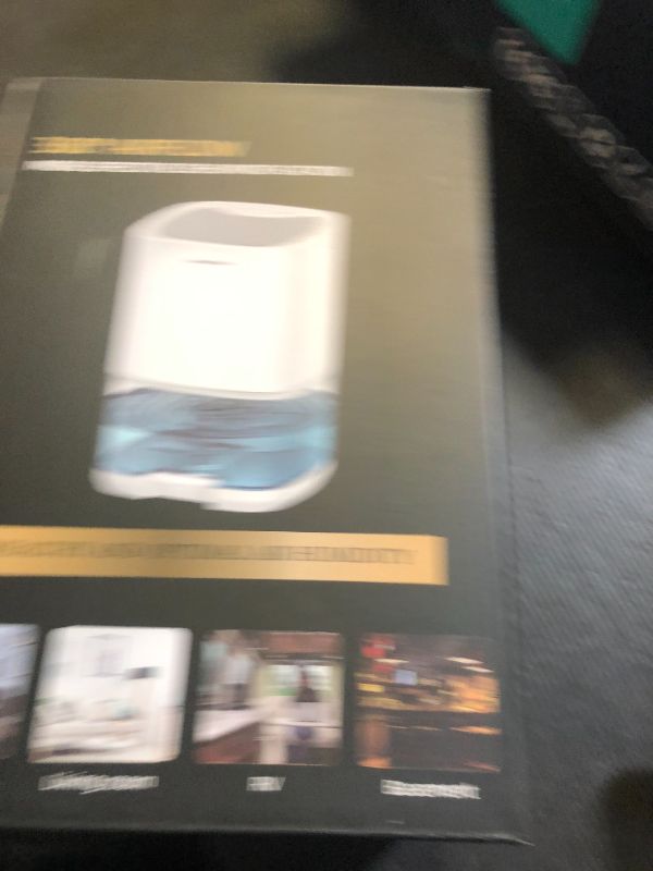Photo 1 of Dehumidifiers for Home 35OZ Small Dehumidifier for Bedroom 2500 Cubic Feet(350sq ft) with 7 LED Lights, Ultra Quiet & Auto Shut off Dehumidifier for Bathroom Basement Closet Garage