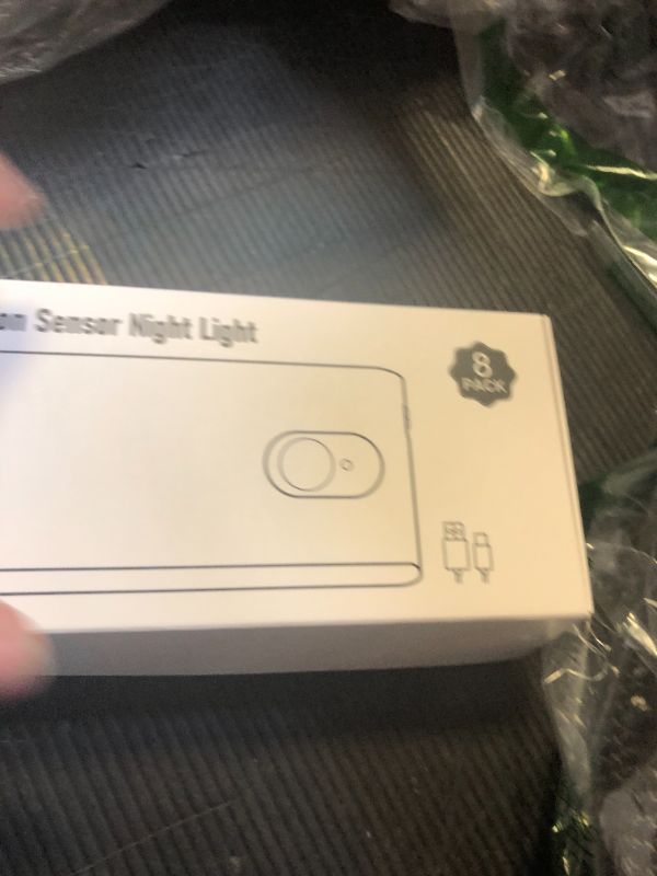 Photo 1 of WILLED Rechargeable Night Lights, Warm White Motion Sensor Night Lights, Wireless Stair Lights Indoor for Stairway, Hallway, Kitchen, Closet, Cabinet, Bedroom, Kids' Room(8-Pack)