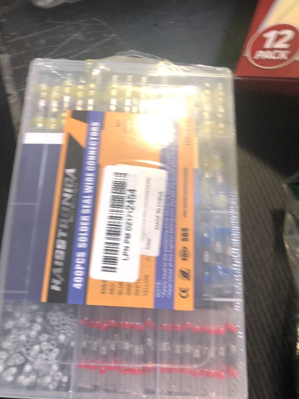 Photo 1 of haisstronica 400PCS Solder Seal Wire Connectors Kit,26-10 Gauge Marine Grade Heat Shrink Wire Connectors,Waterproof Butt Connectors,Butt Splice Eletrical Wire Connectors Kit(5Colors/5Sizes)