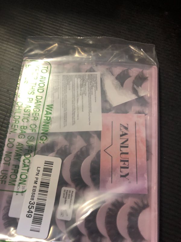 Photo 1 of False Eyelashes Volume Russian Strip Lashes D-Curly Fake Eyelashes Extension Wispy Cat Eye Lashes Handmade Soft Reusable 14 Pairs Lashes Pack