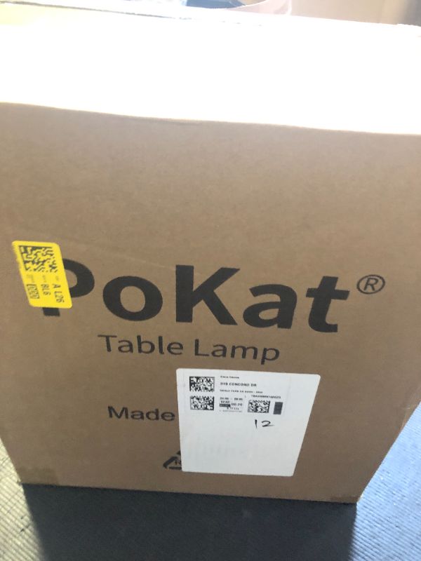Photo 1 of PoKat 23" Modern Ceramic Table Lamp Set of 2 for Living Room White Desk Lamps for Bedroom Farmhouse Bedside Nightstand Bedside Lamp End Table Lamps Beige