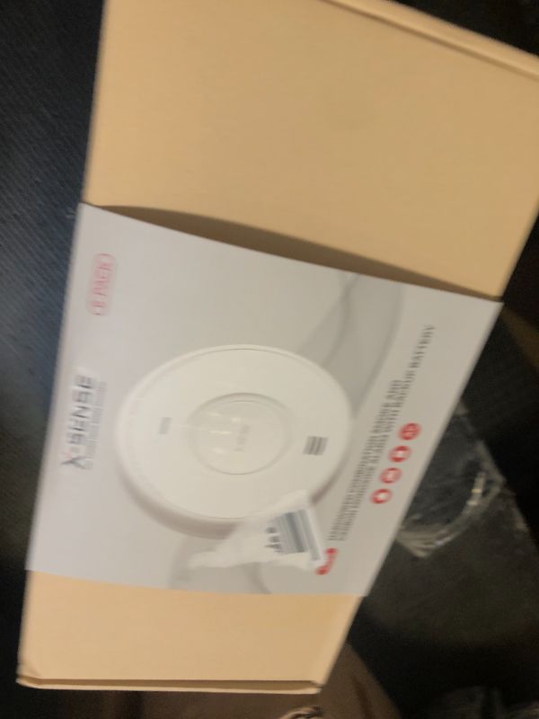 Photo 1 of X-Sense AC Hardwired Combination Smoke and Carbon Monoxide Detector, Hardwired Interconnected Smoke and CO Detector Alarm with Replaceable Battery Backup, XP06, 6-Pack