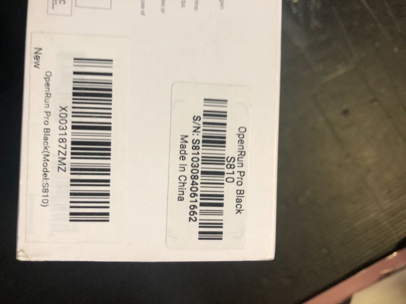 Photo 1 of SHOKZ OpenRun Pro - Open-Ear Bluetooth Bone Conduction Sport Headphones, Sweat Resistant Wireless Earphones for Workouts and Running with Premium Deep Base - Built-in Mic, with Hair Band, Black