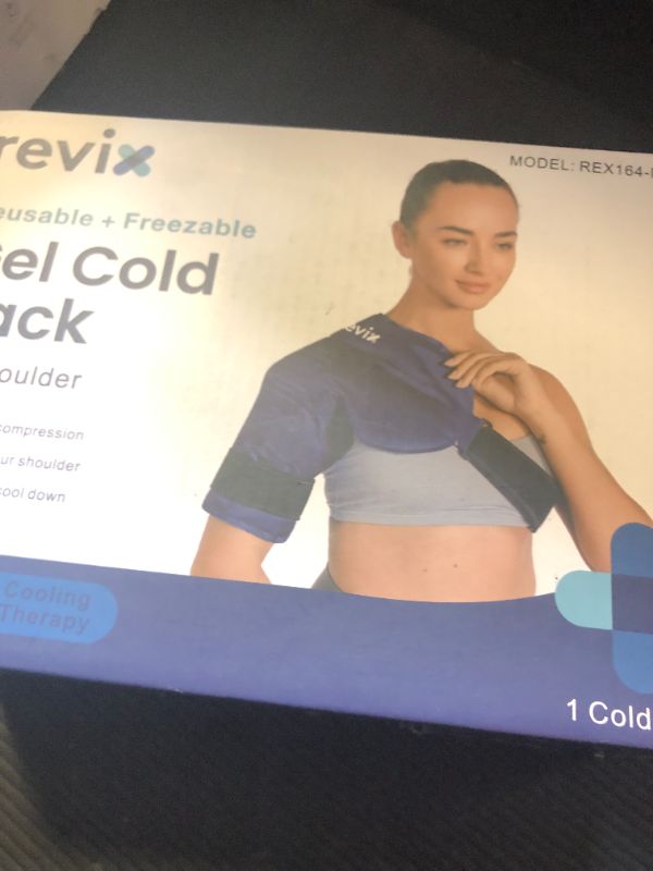 Photo 1 of REVIX Shoulder Ice Pack Rotator Cuff Cold Therapy, Ice Packs for Injuries Reusable Gel for Shoulders Pain Relief, Bursitis and Swelling, Cold Compress Shoulder Ice Wrap