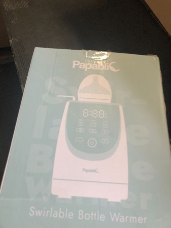 Photo 1 of Papablic NutriWarm™ Swirlable Bottle Warmer – Advanced Nutrient-Preserving Warming Technology, Fast and Even Warming for Breastmilk & Formula, Precise Temperature Control, Easy to Use