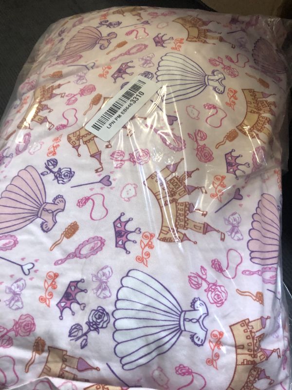 Photo 1 of Toddler Pillow with Pillowcase - 13x18 My Little Dreamy Kids Travel Bed Pillows for Sleeping, Organic Cotton Small Pillowcase, Soft & Breathable, Machine Washable,Toddlers 2-5 years old(Dear Princess)