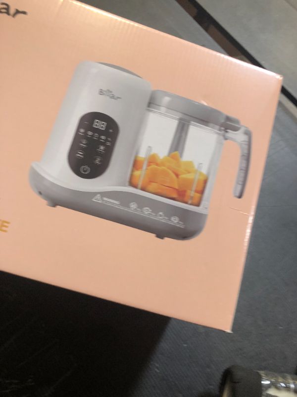Photo 1 of BEAR 2024 Baby Food Maker | One Step Baby Food Processor Steamer Puree Blender | Auto Cooking & Grinding | Baby Food Puree Maker with Self Cleans | Touch Screen Control, White
