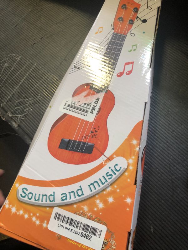 Photo 1 of YEZI Kids Toy Classical Ukulele Guitar Musical Instrument, Brown