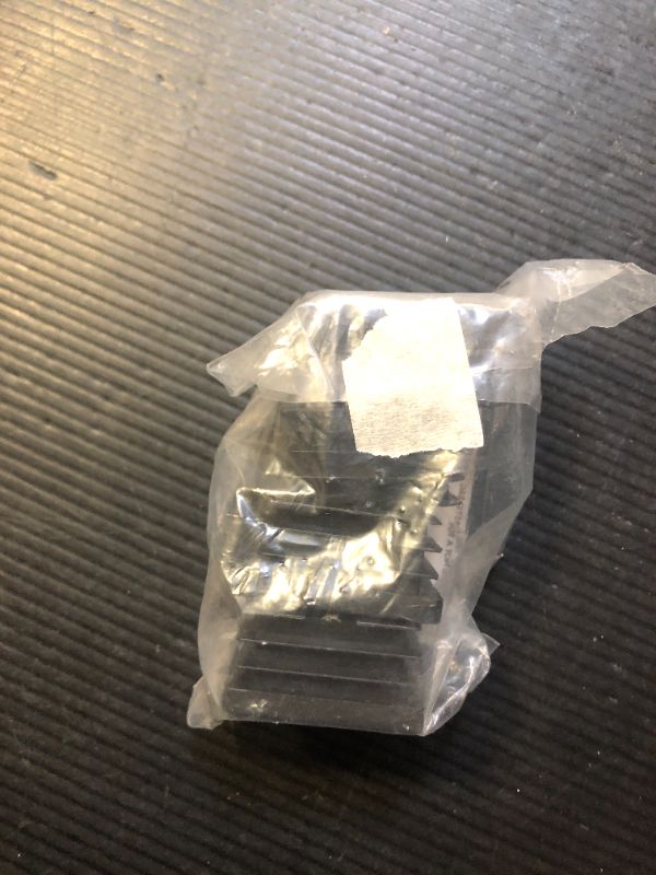 Photo 1 of Uxcell 4Pcs M8 Threaded Inserts for 1.5" Square Tube, Black Plastic Plug Caster Inserts for Chair End Caps & Furniture Leg Plugs