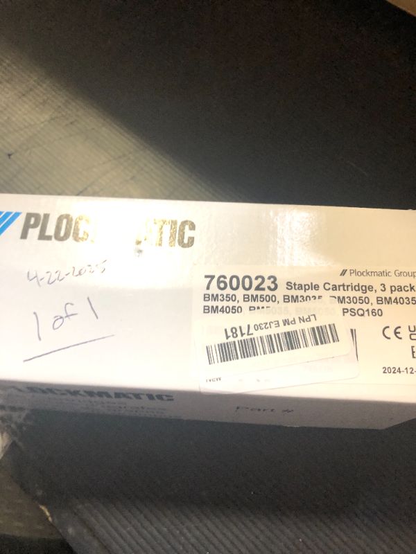 Photo 1 of Plockmatic BM230-BM350-BK5030 Staple Cartridge- 15,000 Staples