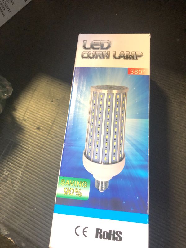 Photo 1 of FanNicoo LED Corn Light Bulb 500W Equivalent 60W 5500Lumen 6500k E39 Mogul Base LED Corn Bulb Large Area Cool Daylight White Corn Lamp for Indoor Outdoor Garage Warehouse Factory Workshop