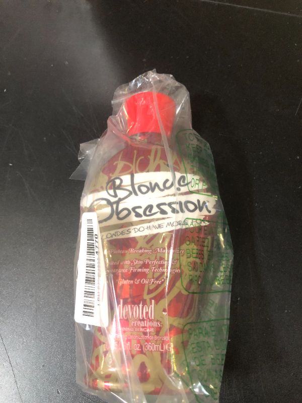 Photo 1 of  Devoted Creations Blonde Obsession Indoor Tanning Lotion Bronzer 12.25 Fl Oz