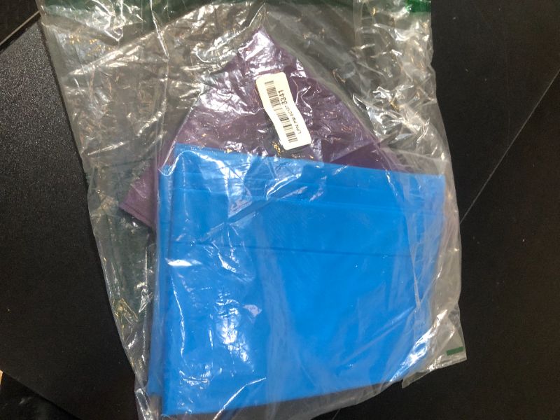 Photo 1 of Opret 2 Pack Portable EVA Raincoats for Adults, Reusable Rain Ponchos with Hoods and Sleeves Lightweight Raincoats, Perfect for Outdoor Activities, Blue&Purple