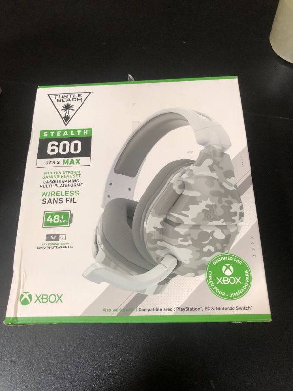 Photo 1 of Turtle Beach Stealth 600 Gen 2 USB Wireless Amplified Gaming Headset - Licensed for Xbox - 24+ Hour Battery, 50mm Speakers, Flip-to-Mute Mic, Spatial Audio - Arctic Camo