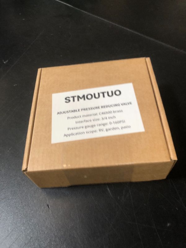 Photo 1 of STMOUTUO RV Water Pressure Regulator for RV Camper. Brass Lead-Free Adjustable Camper Water Pressure Regulator with 0-160 PSI Gauge ?Reducer Valve W Filter?Package includes 1 raw tape for water pipes.