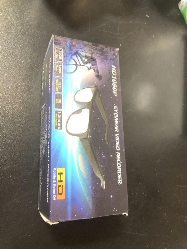 Photo 1 of FNEWGK Camera Wearable Video Recording Glasses 1080p - Outdoor Sports Camera Glasses with 32GB Memory Card
