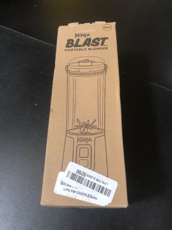 Photo 1 of Ninja Blast Portable Blender, Cordless, 18oz. Vessel, Personal Blender For-Shakes and Smoothies, BPA Free, Leakproof-Lid and Sip Spout, USB-C Rechargeable, Dishwasher Safe Parts, Tinted Mint, BC151MT