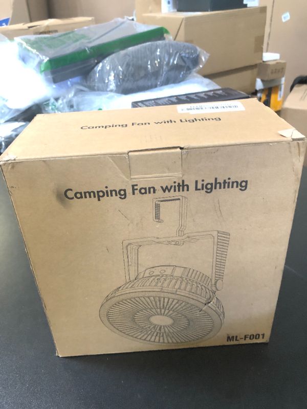 Photo 1 of MORECORE Portable Camping Fan with LED Lantern, 24HRS Running 8inch Rechargeable Tent Fan, Powerful 3-Speed 180° Rotate with Hook, Quiet for Outdoor RV Travel Fishing Hurricane Emergency Power Outage