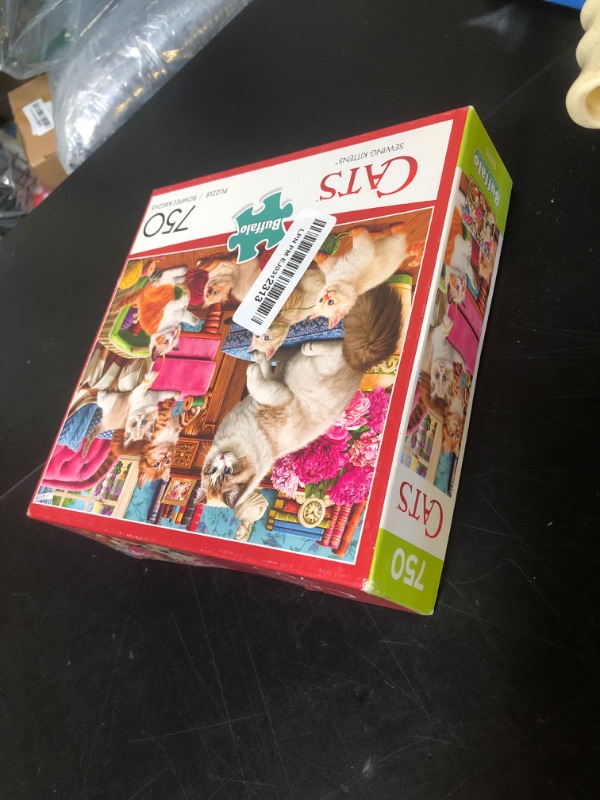 Photo 1 of Buffalo Games - Sewing Kittens - 750 Piece Jigsaw Puzzle