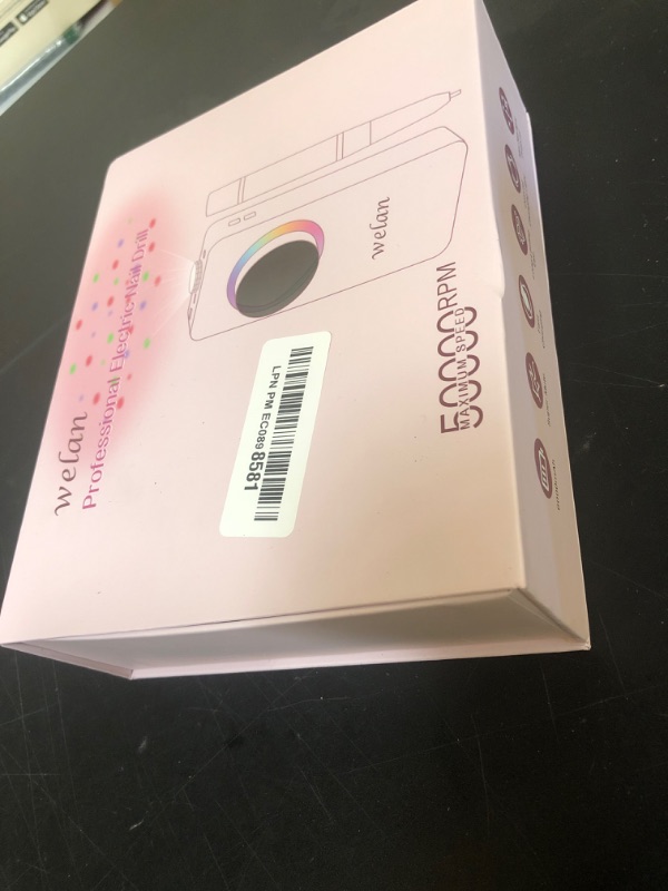 Photo 1 of Welan Electric Nail Drill Professional, 50000RPM Electric Nail File Portable Nail Drill Kit 6000mAh Rechargeable Machine for Acrylic Gel Nail, Manicure Pedicure Polishing Nail for Salon Home Purple