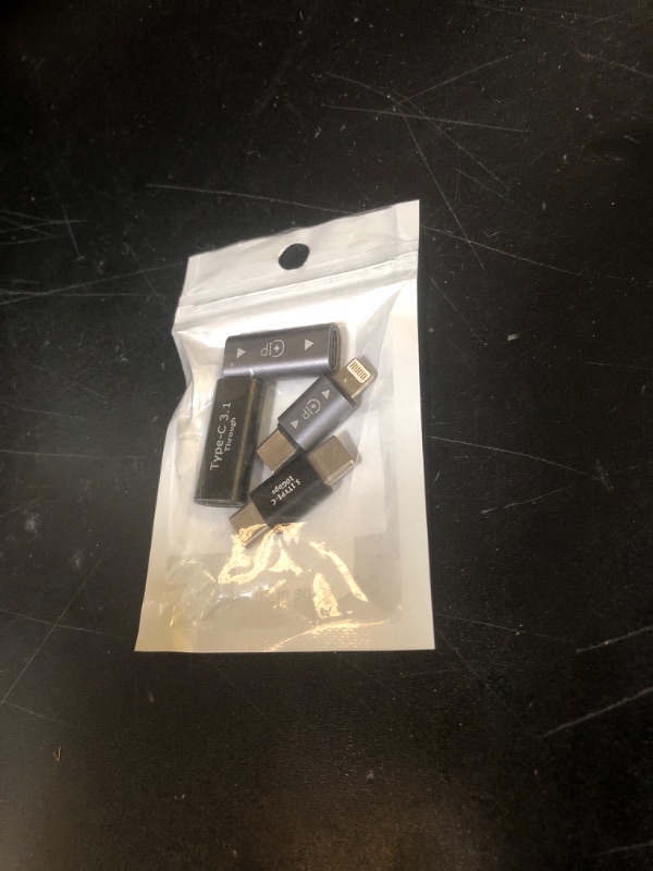 Photo 1 of HAOQUOOU USB C Adapter (4 pcs), Supports Charging and Data Transfer Expansion, The Rate is up to 10Gbps, Compatible with Type C Devices Such as Huawei, Samsung, MacBook, etc.…